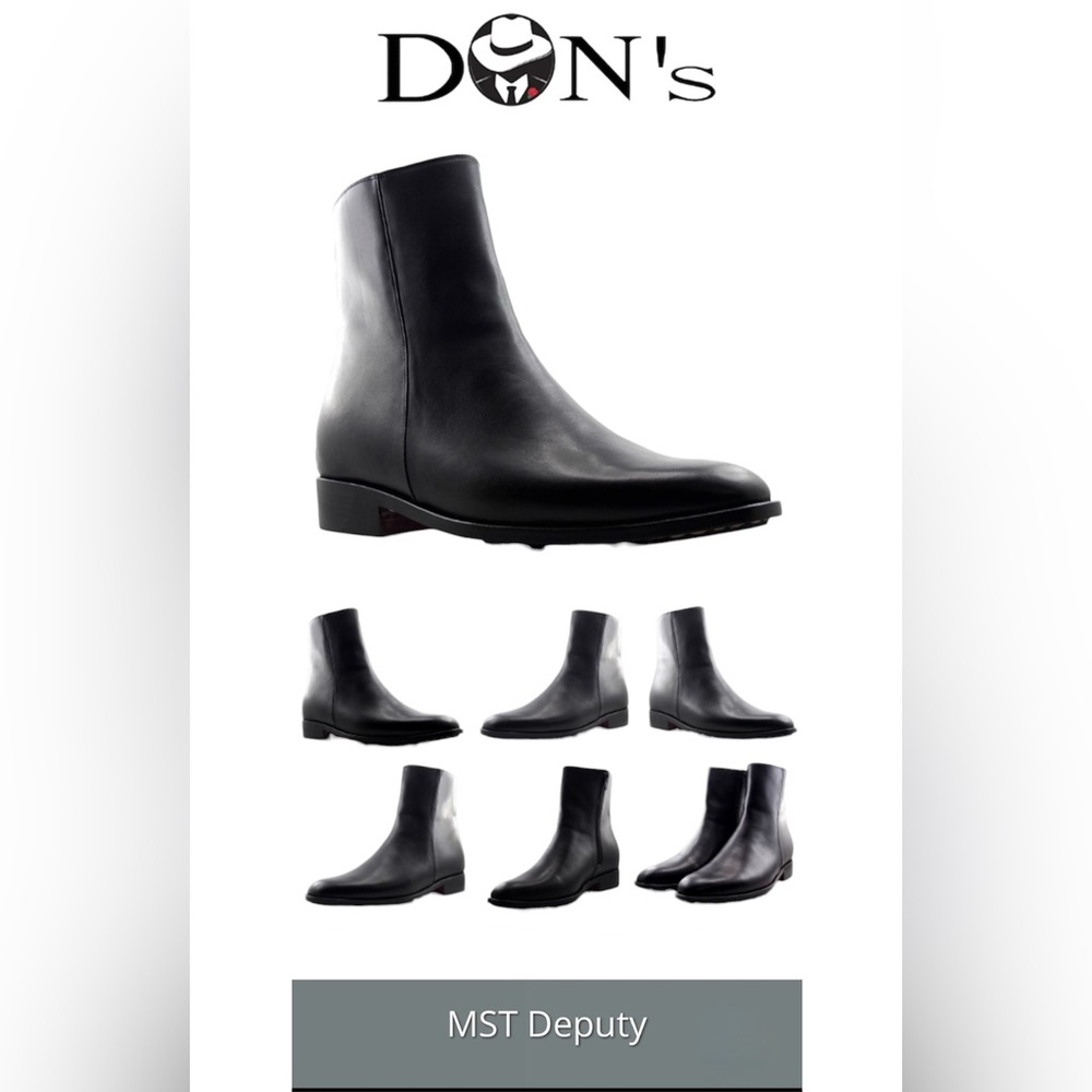 🛍️SALE🛍️ DON's Footwear Men's Handmade Elevator 100% Genuine Leather Boots
